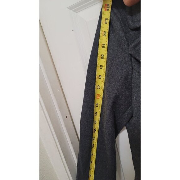 Michael Kord Gray Wool Blend Double-Breasted Peacoat  Size S - Picture 15 of 15